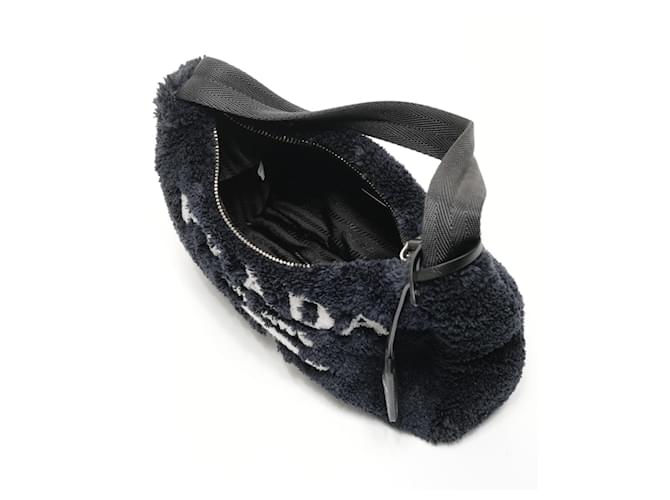 Borsa hobo Prada Terry Mini 2000 Re-Edition Nero - vista 11