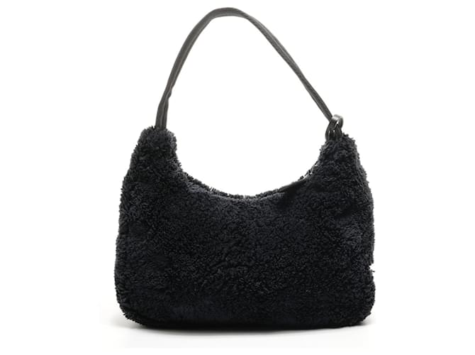 Borsa hobo Prada Terry Mini 2000 Re-Edition Nero - vista 2