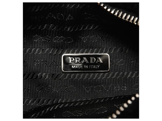 Borsa hobo Prada Terry Mini 2000 Re-Edition Nero - vista 9