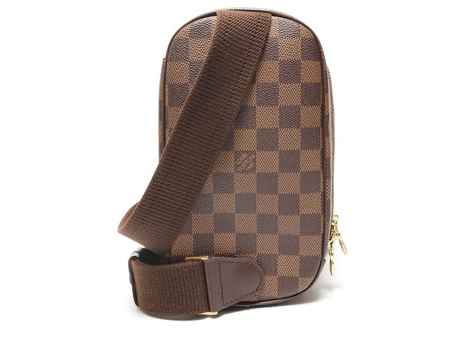 Borsa a Spalla Pochette Ganju Damier Louis Vuitton 2005 Marrone Damier ebene - vista 2