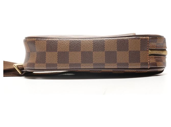 Borsa a Spalla Pochette Ganju Damier Louis Vuitton 2005 Marrone Damier ebene - vista 4