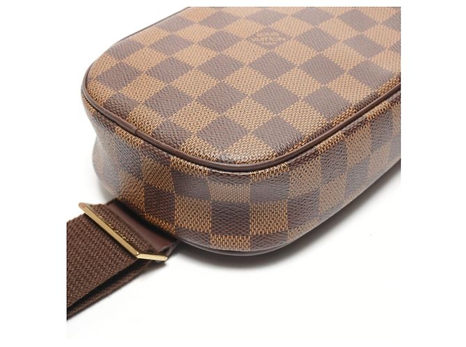 Borsa a Spalla Pochette Ganju Damier Louis Vuitton 2005 Marrone Damier ebene - vista 6