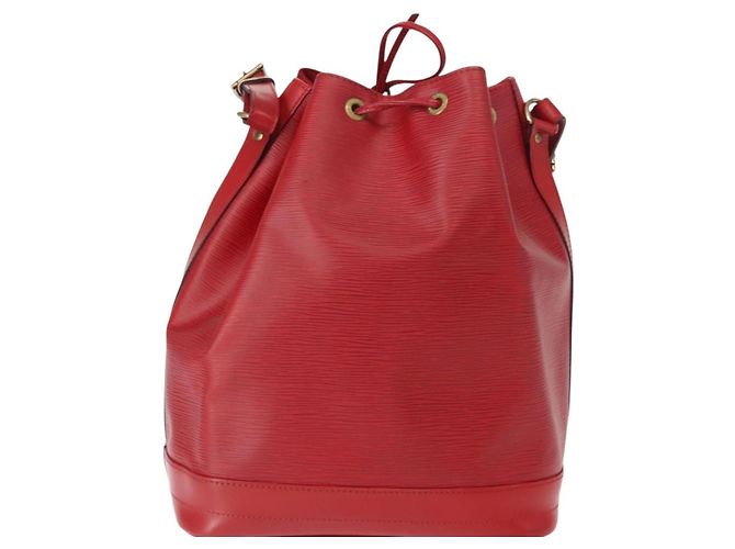 Noe Borsa Noé Louis Vuitton in pelle Epi grande Rosso - vista 2