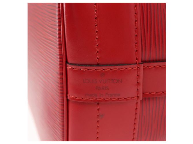 Noe Borsa Noé Louis Vuitton in pelle Epi grande Rosso - vista 7