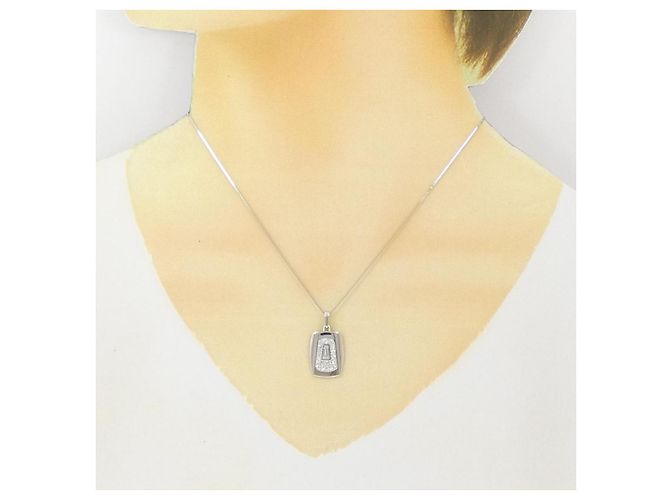 Autre Marque Collana in diamante PT900 PT850 Argento - vista 6