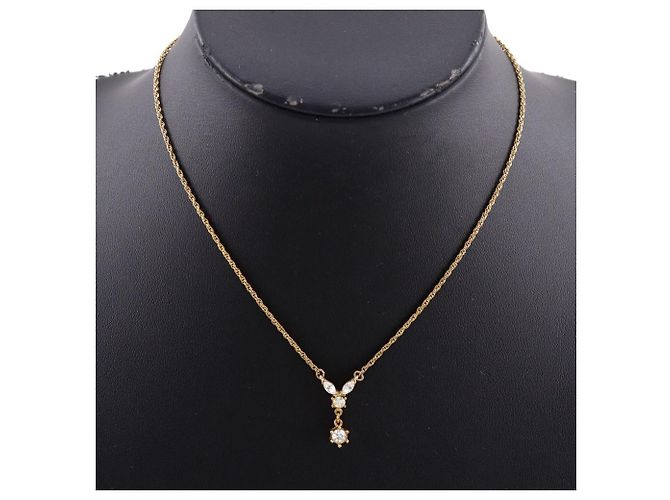 Autre Marque Set di Orecchini e Collana 2 in 1 Nina Ricci D'oro - vista 3