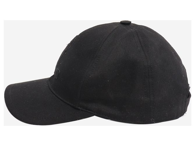 Saint Laurent Schwarze SL bestickte Mütze - Ansicht 2