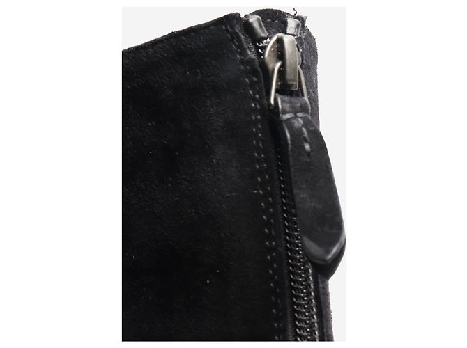 Khaite Schwarze Wildleder Schnürstiefel - Größe EU 37 - Ansicht 4