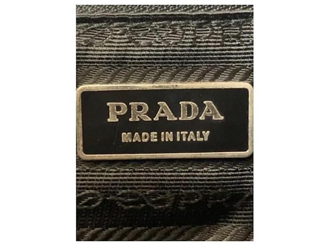 Prada Borsa a tracolla in nylon nero - vista 10