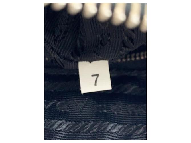 Prada Borsa a tracolla in nylon nero - vista 12