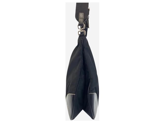 Prada Borsa a tracolla in nylon nero - vista 16