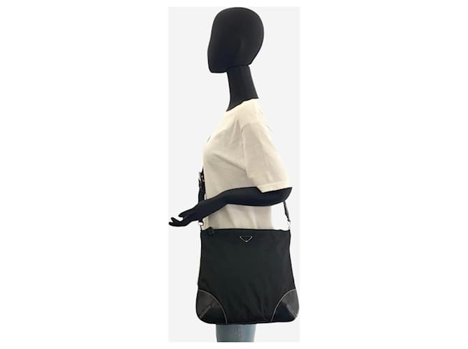 Prada Borsa a tracolla in nylon nero - vista 2