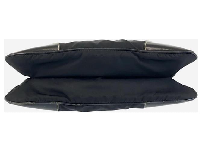 Prada Borsa a tracolla in nylon nero - vista 4