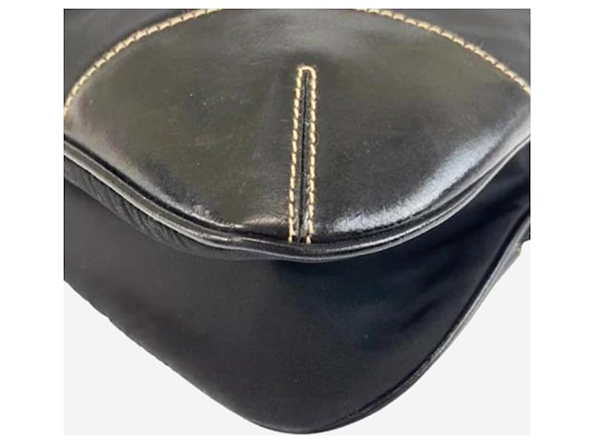 Prada Borsa a tracolla in nylon nero - vista 6