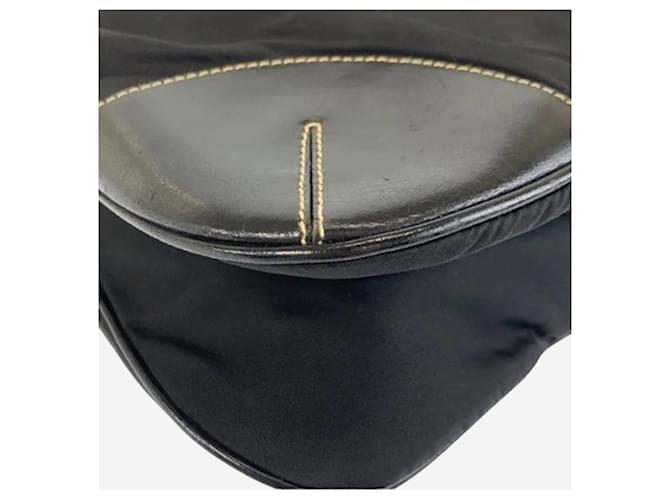 Prada Borsa a tracolla in nylon nero - vista 7