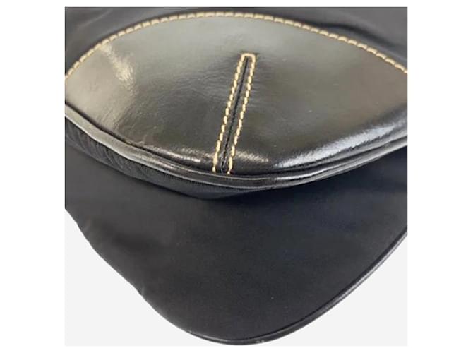 Prada Borsa a tracolla in nylon nero - vista 8