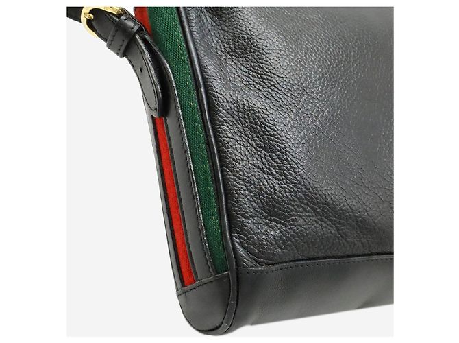 Gucci Black leather crossbody bag - view 8