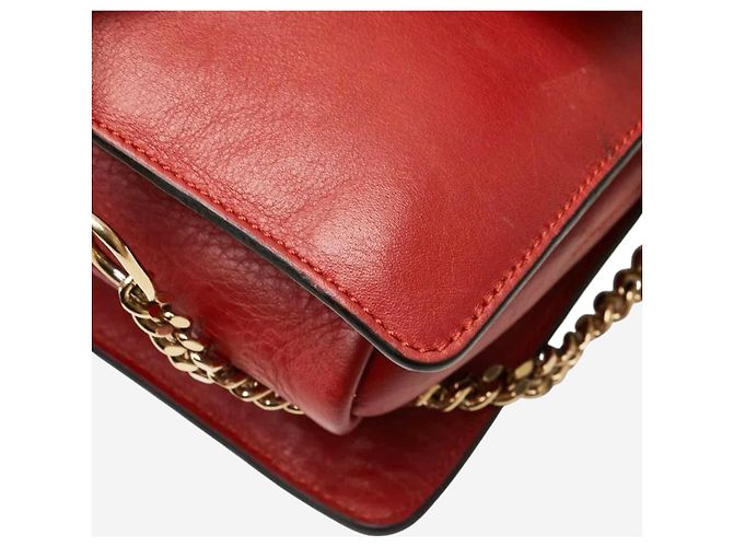 Chloé Borsa a spalla Faye rossa Rosso - vista 6