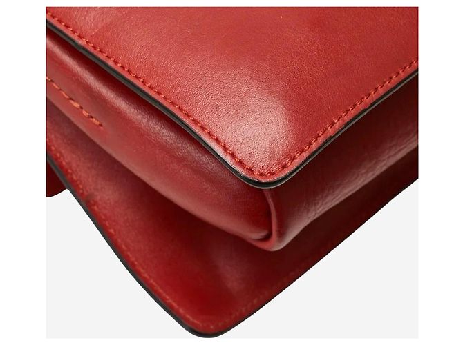 Chloé Borsa a spalla Faye rossa Rosso - vista 8