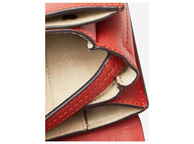 Chloé Borsa a spalla Faye rossa Rosso - vista 9