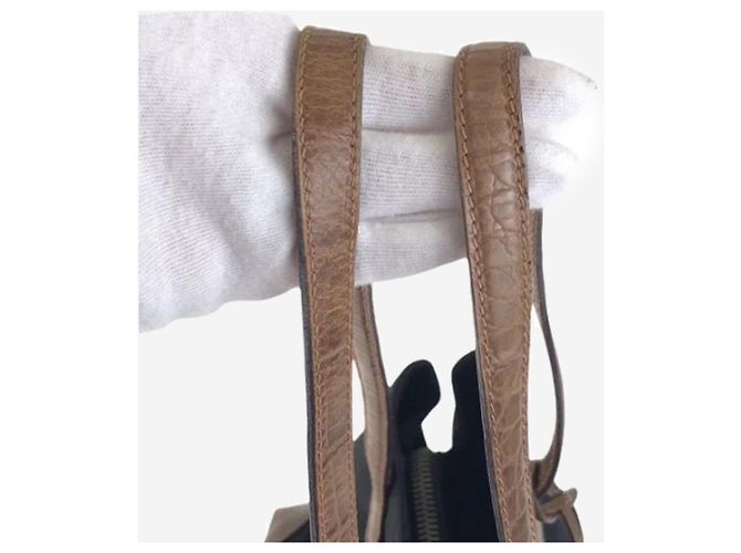 Prada Borsa a spalla in nylon Tessuto nero - vista 17