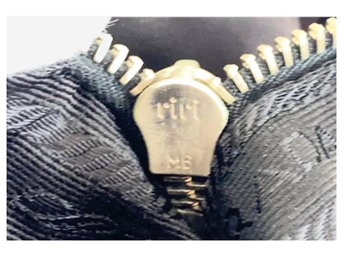 Prada Borsa a spalla in nylon Tessuto nero - vista 20