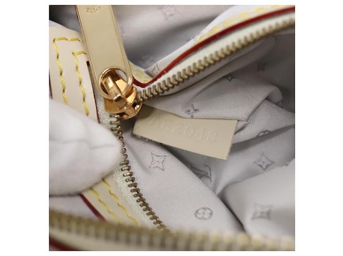 Clutch Lockit in pelle Suhali Louis Vuitton Bianco - vista 6