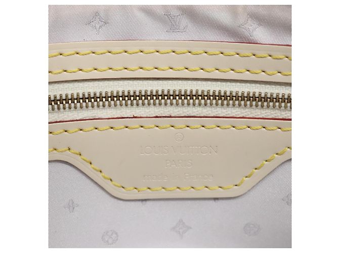 Clutch Lockit in pelle Suhali Louis Vuitton Bianco - vista 7