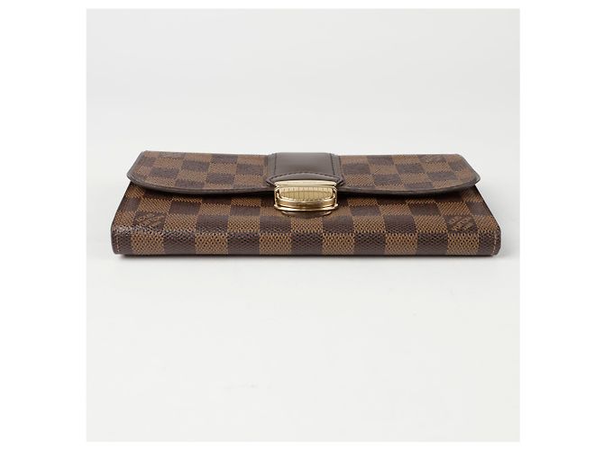 Louis Vuitton Cartera Larga Damier Sistina Castaño - vista 5