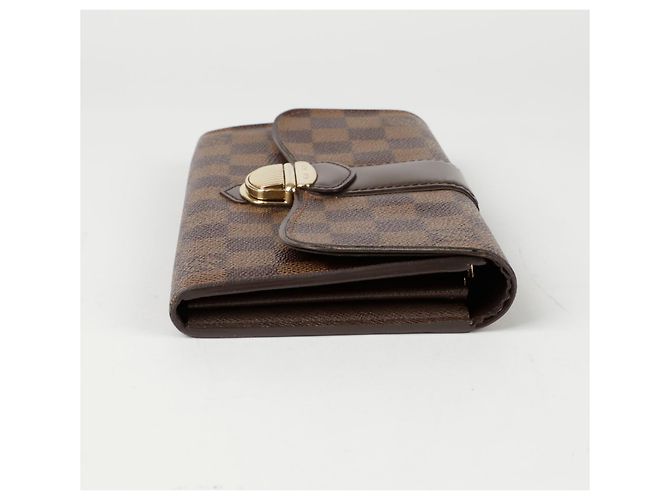 Louis Vuitton Cartera Larga Damier Sistina Castaño - vista 6