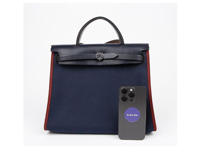 Hermès Borsa tote di dimensioni Blu - vista 11