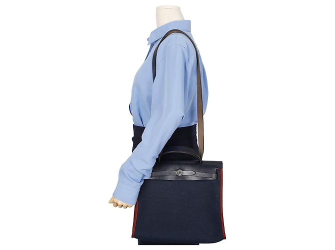 Hermès Borsa tote di dimensioni Blu - vista 16