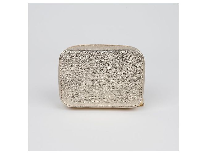 Miu Miu Pochette con zip con logo D'oro - vista 6