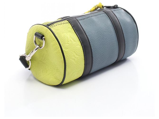 Sac à épaule Polochon Louis Vuitton Marron Multicolore Jaune - vue 2