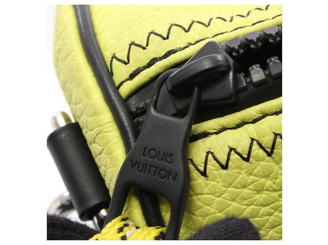 Sac à épaule Polochon Louis Vuitton Marron Multicolore Jaune - vue 7