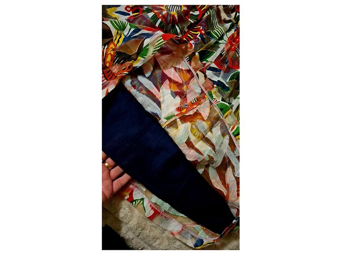 Max & Co Bunt bedrucktes kurzes Kleid mit Blumenmuster Mehrfarben - Ansicht 10