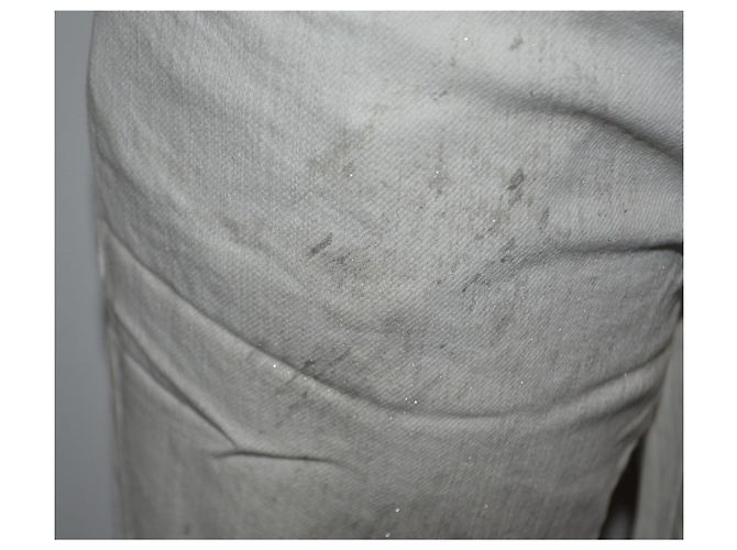 Galliano Slim Jeans Weiß Baumwolle - Ansicht 2