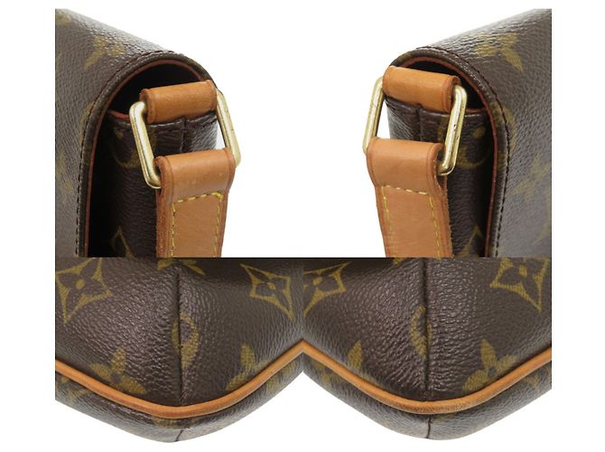 Louis Vuitton Musette Tango Monogram Shoulder Bag Brown - view 4