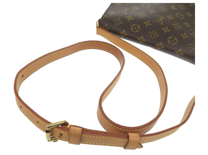 Louis Vuitton Musette Tango Monogram Shoulder Bag Brown - view 7