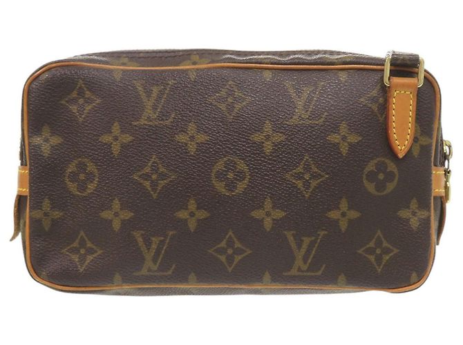 Louis Vuitton Marly Bandouliere Monogram Shoulder Bag Brown - view 2