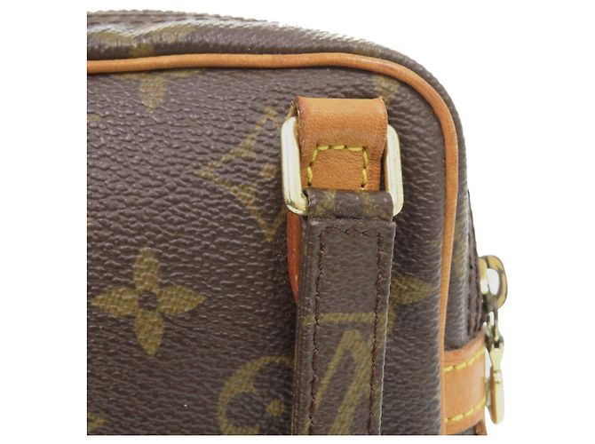 Louis Vuitton Marly Bandouliere Monogram Shoulder Bag Brown - view 7