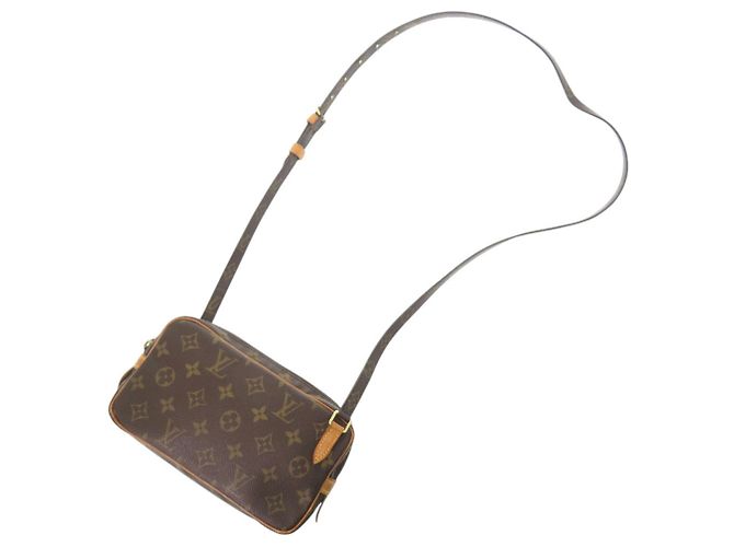 Louis Vuitton Marly Bandouliere Monogram Shoulder Bag Brown - view 9