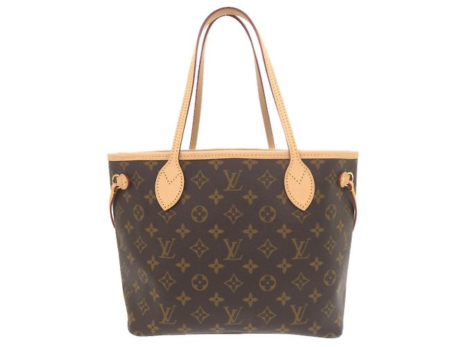 Louis Vuitton Neverfull PM Monogram Tote Bag Braun Monogramm - Ansicht 3