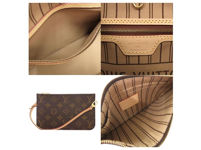 Louis Vuitton Neverfull PM Monogram Tote Bag Braun Monogramm - Ansicht 8