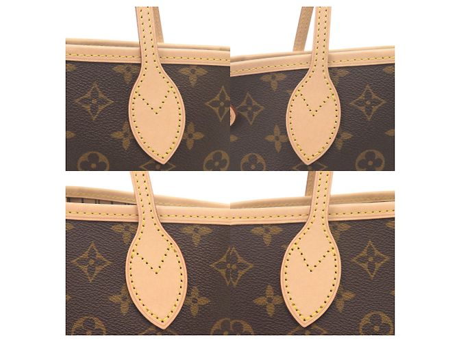 Louis Vuitton Neverfull PM Monogram Tote Bag Braun Monogramm - Ansicht 9