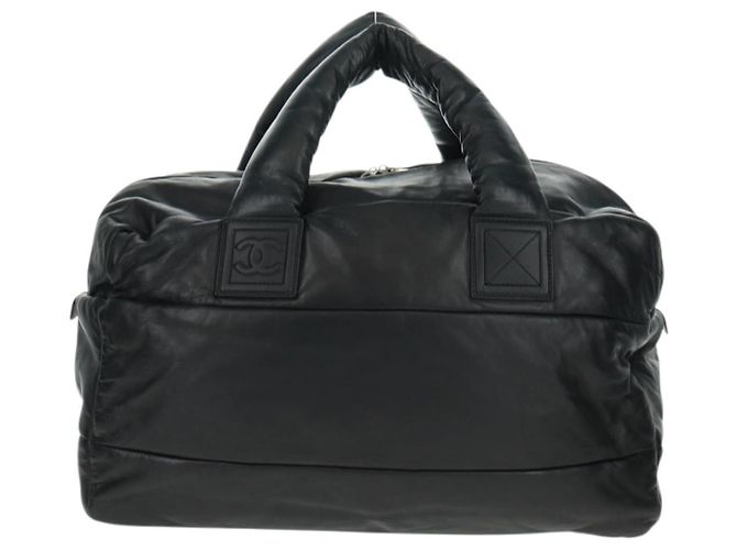 Sac Boston en cuir Coco Cocoon de Chanel Noir - vue 2