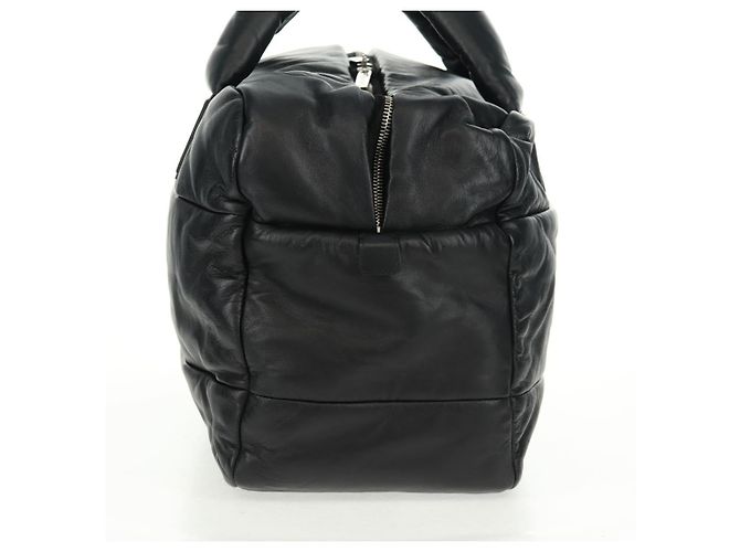 Sac Boston en cuir Coco Cocoon de Chanel Noir - vue 3