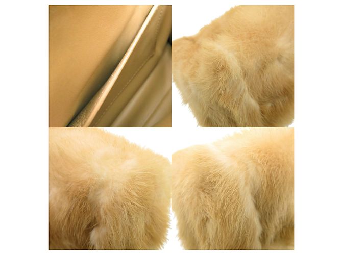 Borsa Fendi Peekaboo Mini Beige - vista 7