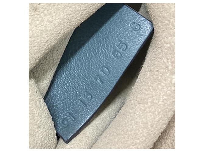 Chloé Chloe Drew in pelle e camoscio Small Blu - vista 6