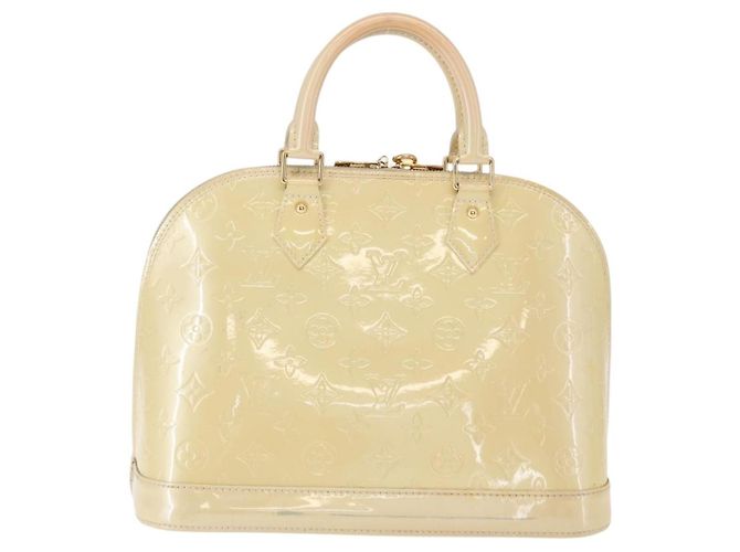 Louis Vuitton Alma Monogram Vernis PM Beige - vista 2